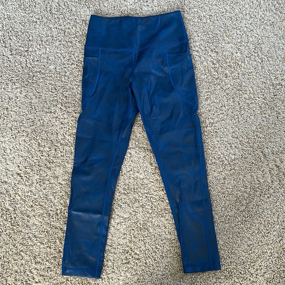 CRZ YOGA Fuax Leather Leggings